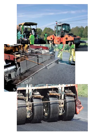 Extendido y compactación de mezclas asfálticas con polvo de caucho NFVU