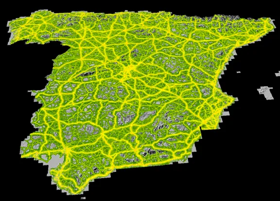 Mapa de ruido de España