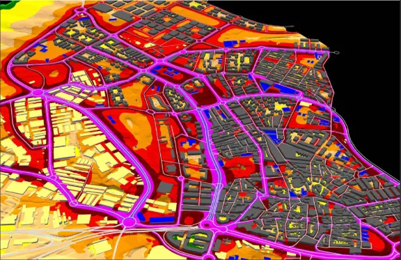 representación de un mapa de ruido 