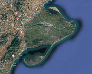 Imagen del Delta del Ebro