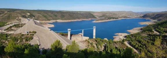 Presa y embalse de Tous