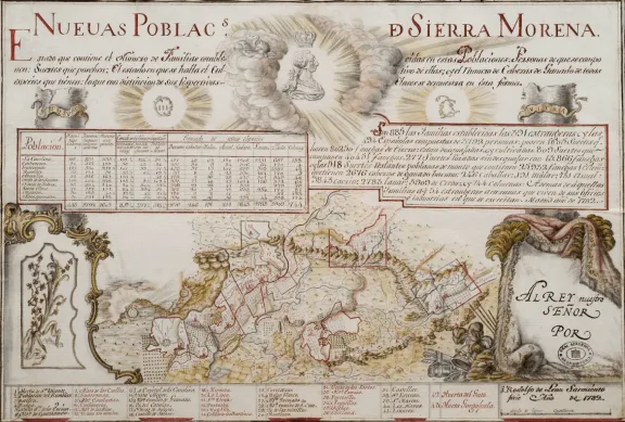 Nuevas Poblaciones de Sierra Morena, por Rodolfo León Sarmiento. 1782.