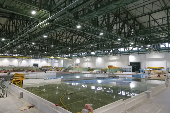 Imágen cubierta de nave de ensayos