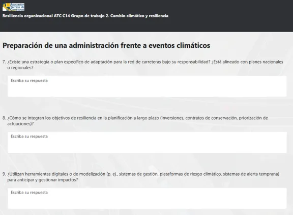 Encuesta realizada en los trabajos