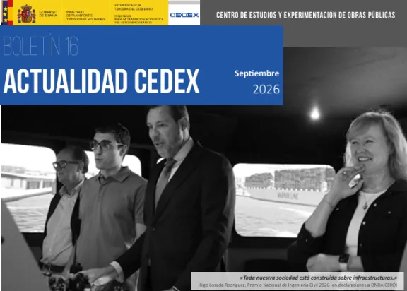 Portada Boletín Actualidad CEDEX - Septiembre 2026