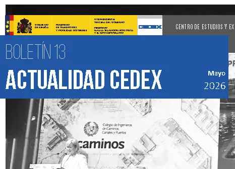 Detalle de la portada de boletín Actualidad CEDEX nª13 Mayo 2026