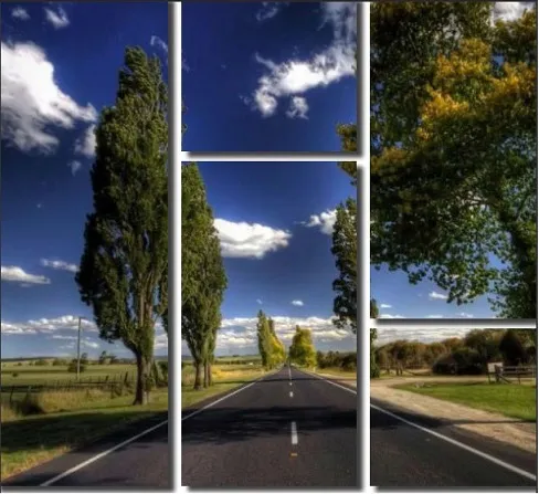 Paisaje de una carretera