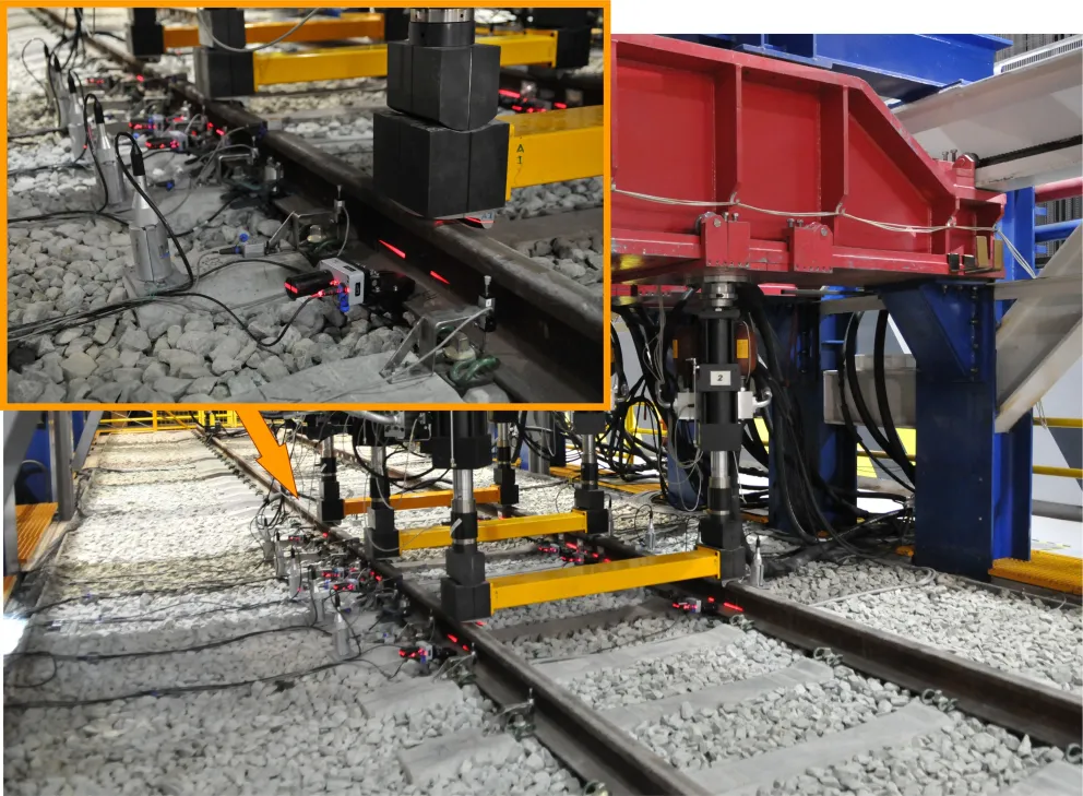 La imagen muestra los diferentes sensores instalados