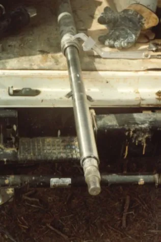 Detalle del dilatómetro de alta presión para su empleo en rocas