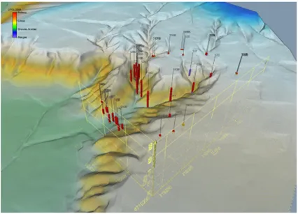 Foto del modelo geoquímico