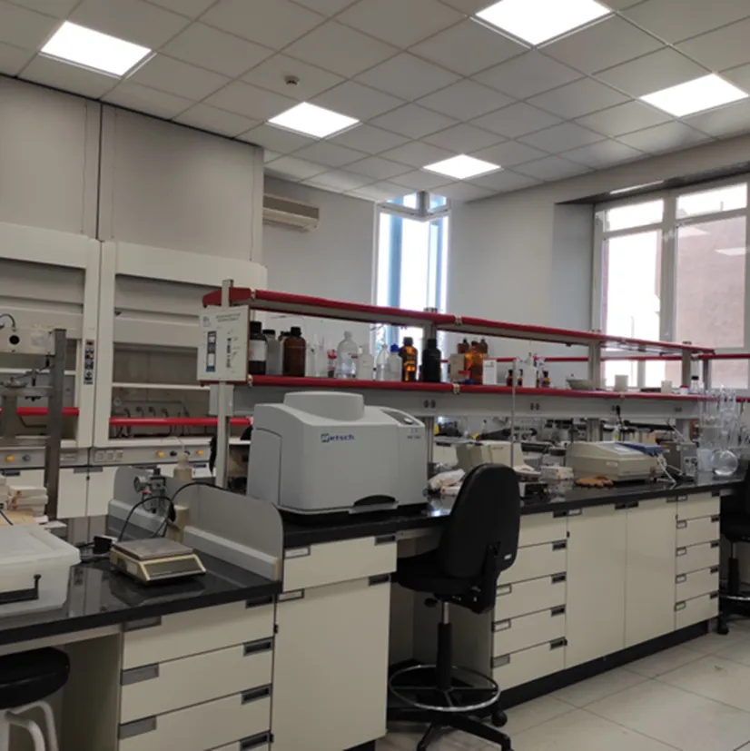 Foto del laboratorio para la caracterización del hormigón