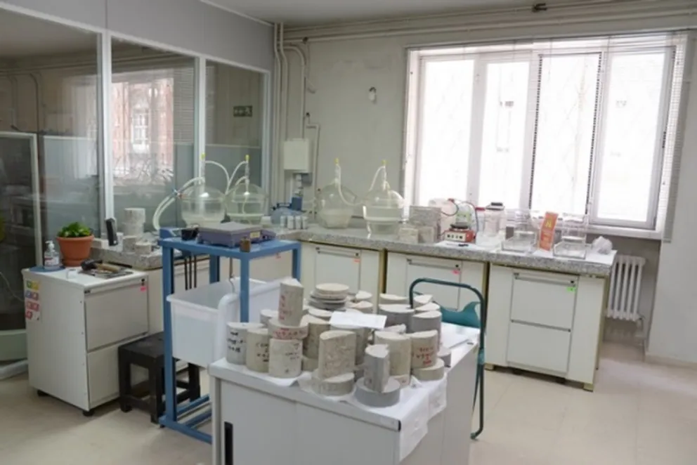 Foto de las instalaciones de petrofísica