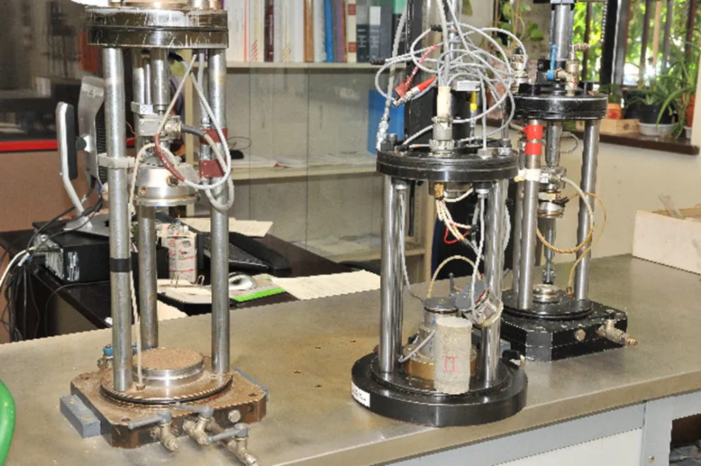 Células de triaxial dinámico
