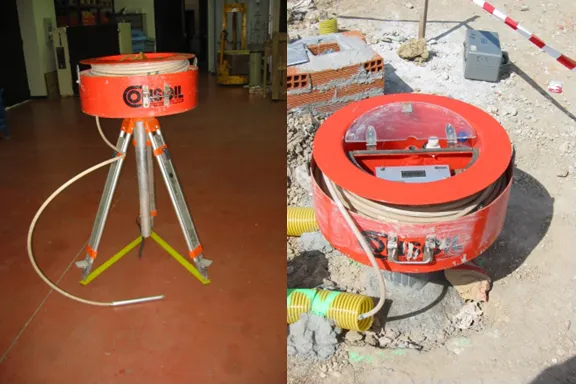 Detalle del equipo montado e instalado en campo