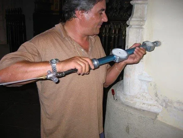 Instalación del hilo ínvar