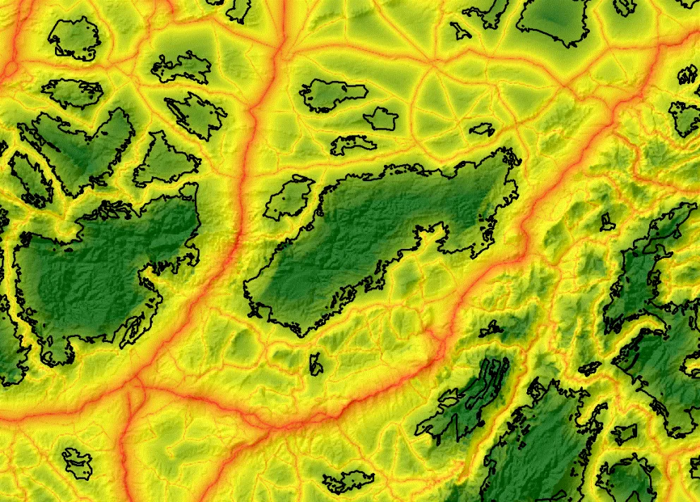 Mapa de reservas de sonidos de origen natural
