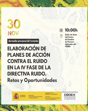 Cartel jornada Directiva Ruido