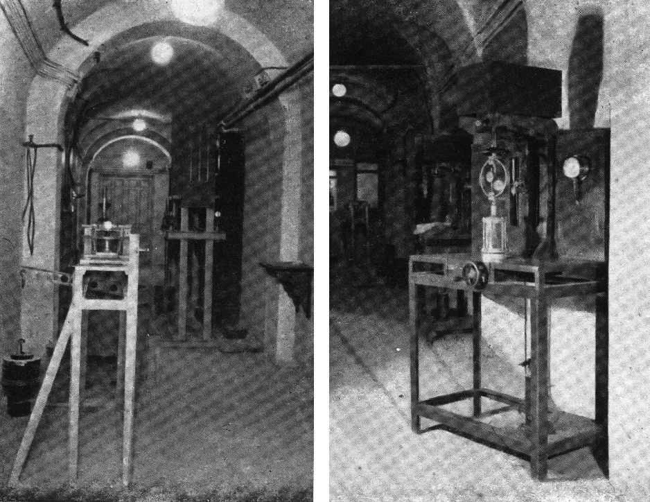 Antiguo laboratorio de la cátedra de Caminos en los sótanos de la antigua ETSICCyP