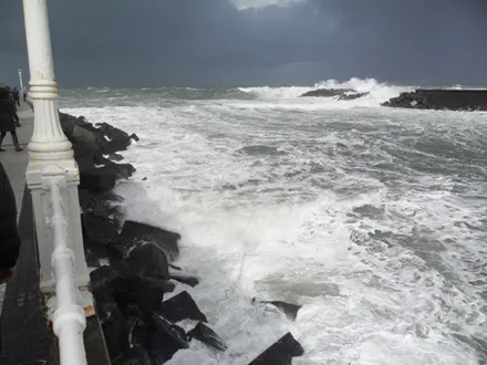 Imagen desembocadura Río Urumea, Donostia-San Sebastián