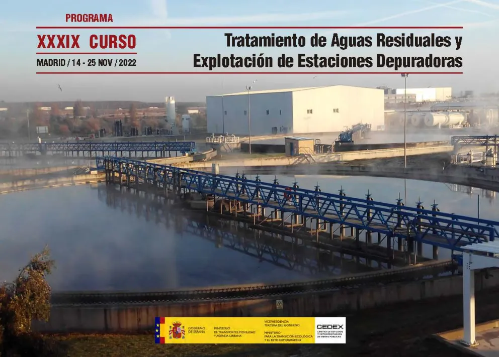 Portada folleto XXXIX Curso depuradoras