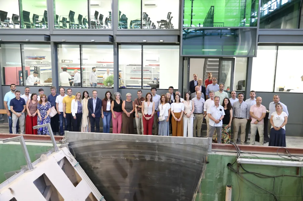 Asistentes a la jornada técnica PdE-CEDEX en el LEM