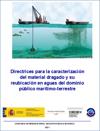 Portada libro Directrices material dragado