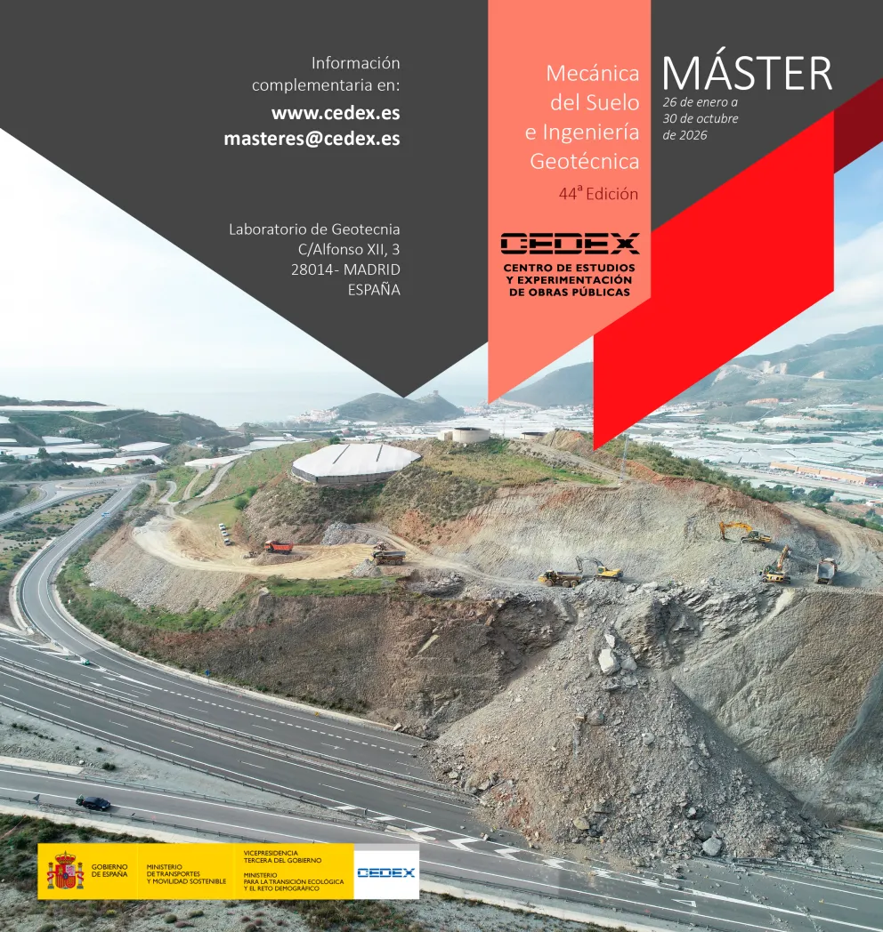 Folleto Máster Mecánica del Suelo 2026