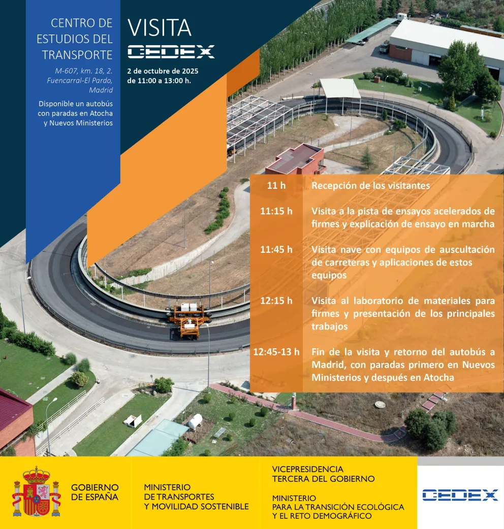 Cartel informativo Visita CET 2025