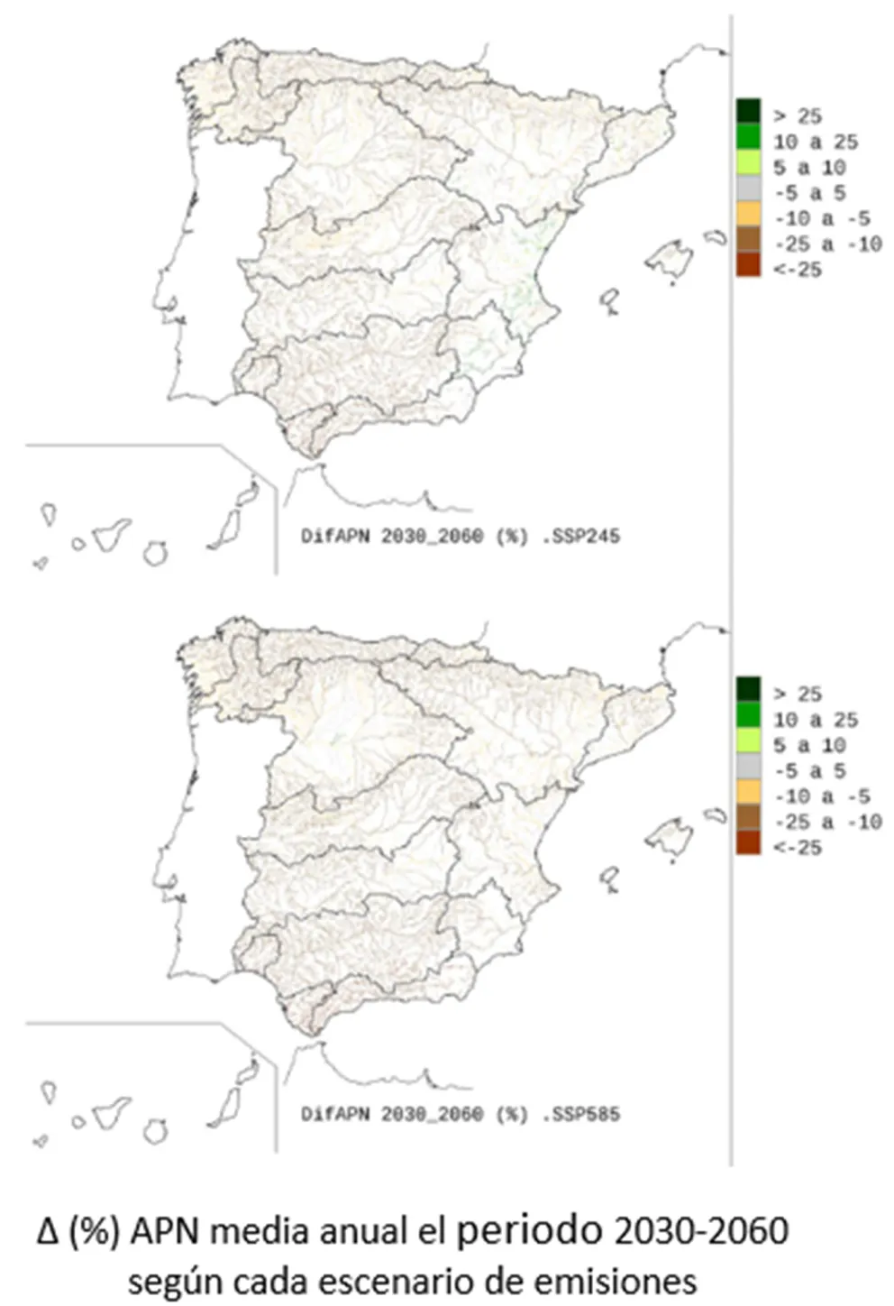 Informe Evaluación del impacto climático en los recursos hídricos