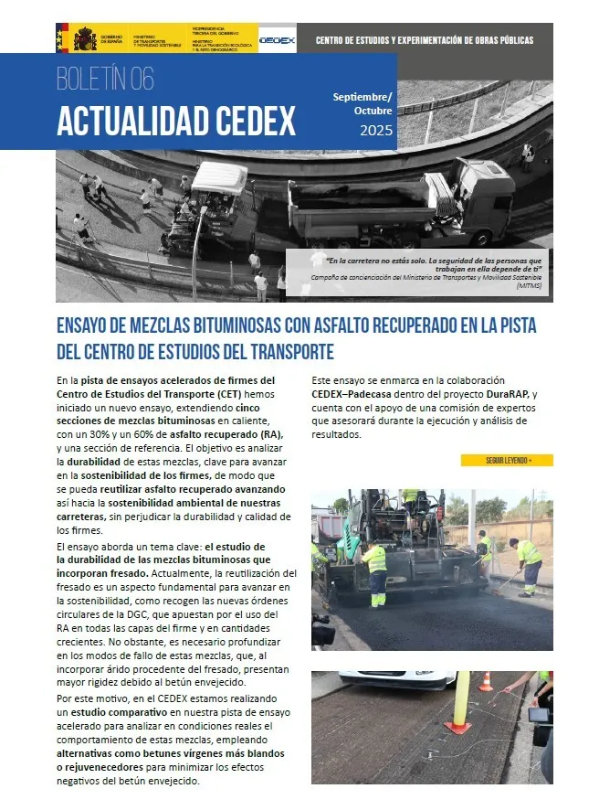 Boletín Actualidad CEDEX I Sep-Oct 2025