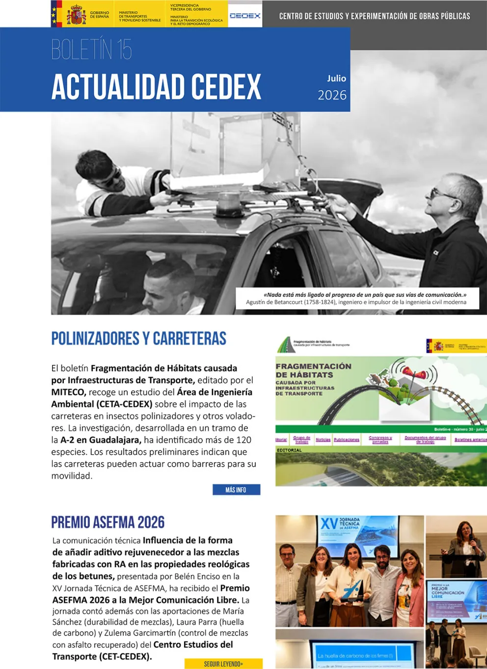 Boletín nº 15 Actualidad CEDEX julio 2026_2