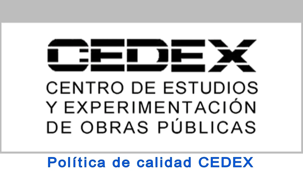 Política de calidad CEDEX 