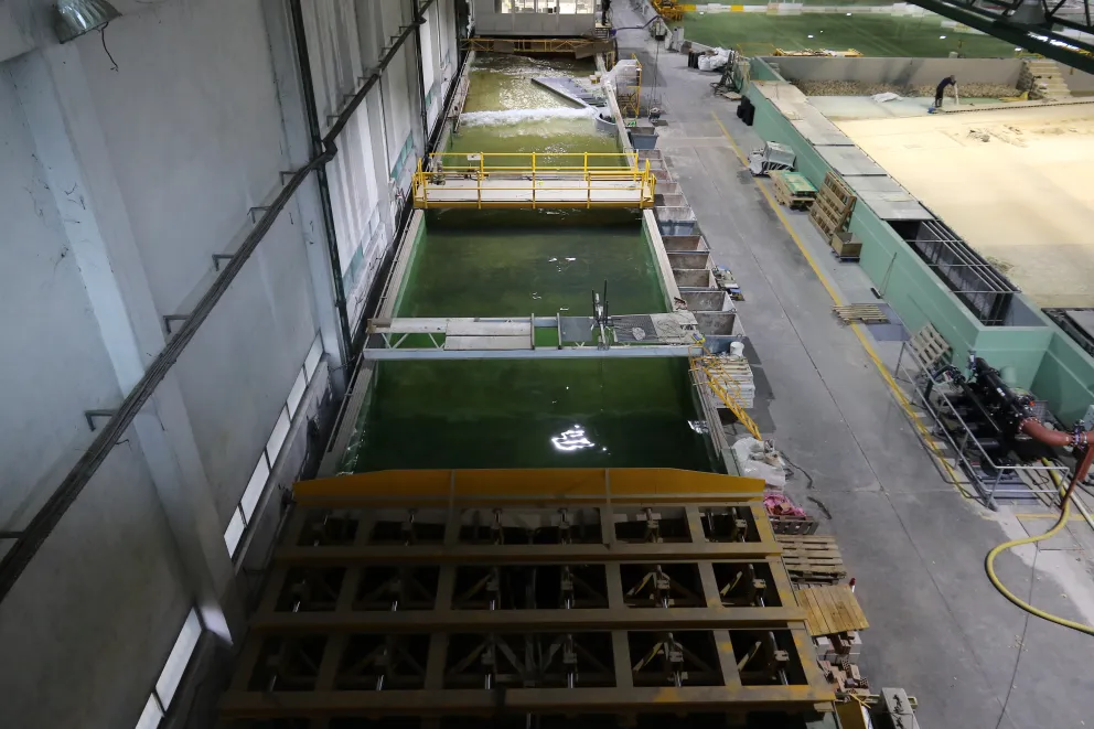 Tanques de oleaje 35 y 45 x 6,50 m. CEPYC