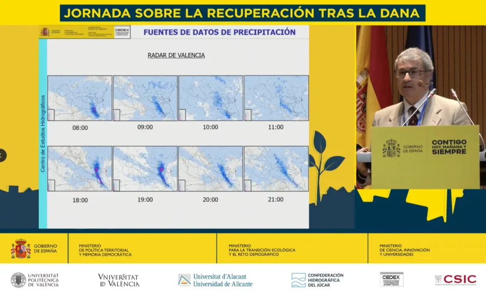 Estudios del CEDEX para el apoyo de recuperación de la DANA