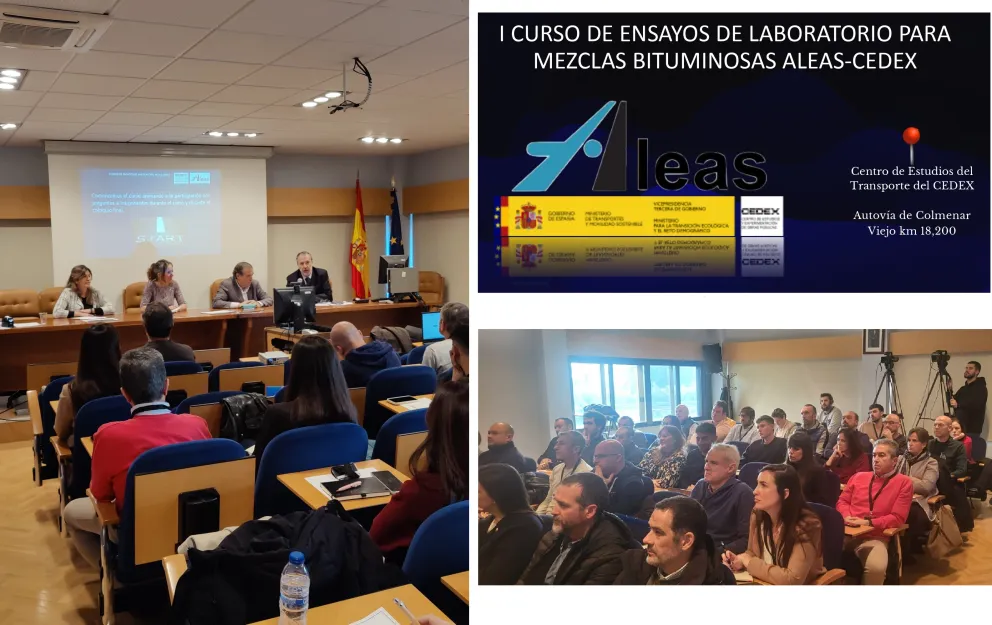 Collage I curso de ensayos de laboratorio de ensayos mezclas bituminosas