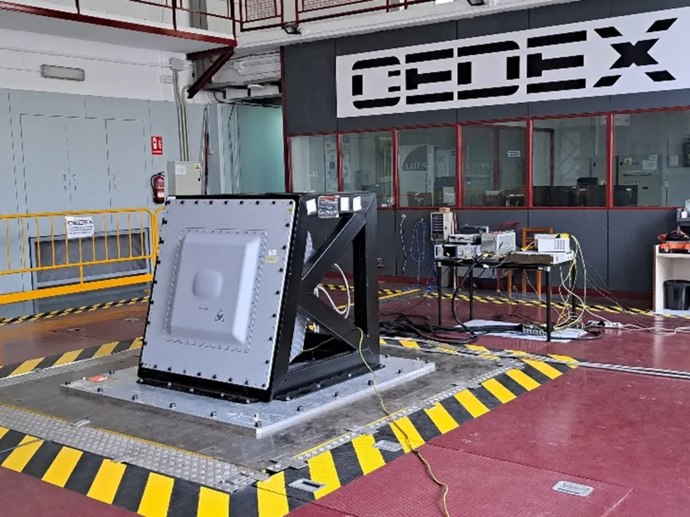 Simulador sísmico: ensayo Indra