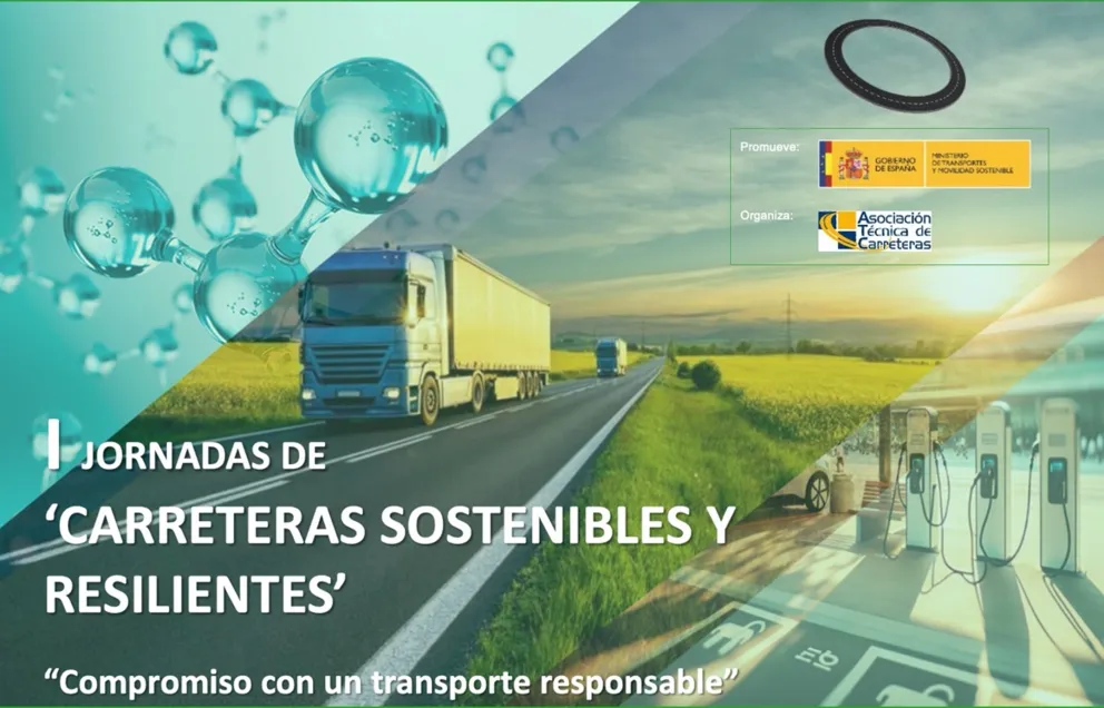 Cartel I Jornada de carreteras sostenibles y resilientes