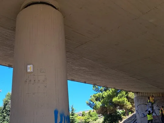 Tableros de puentes afectados