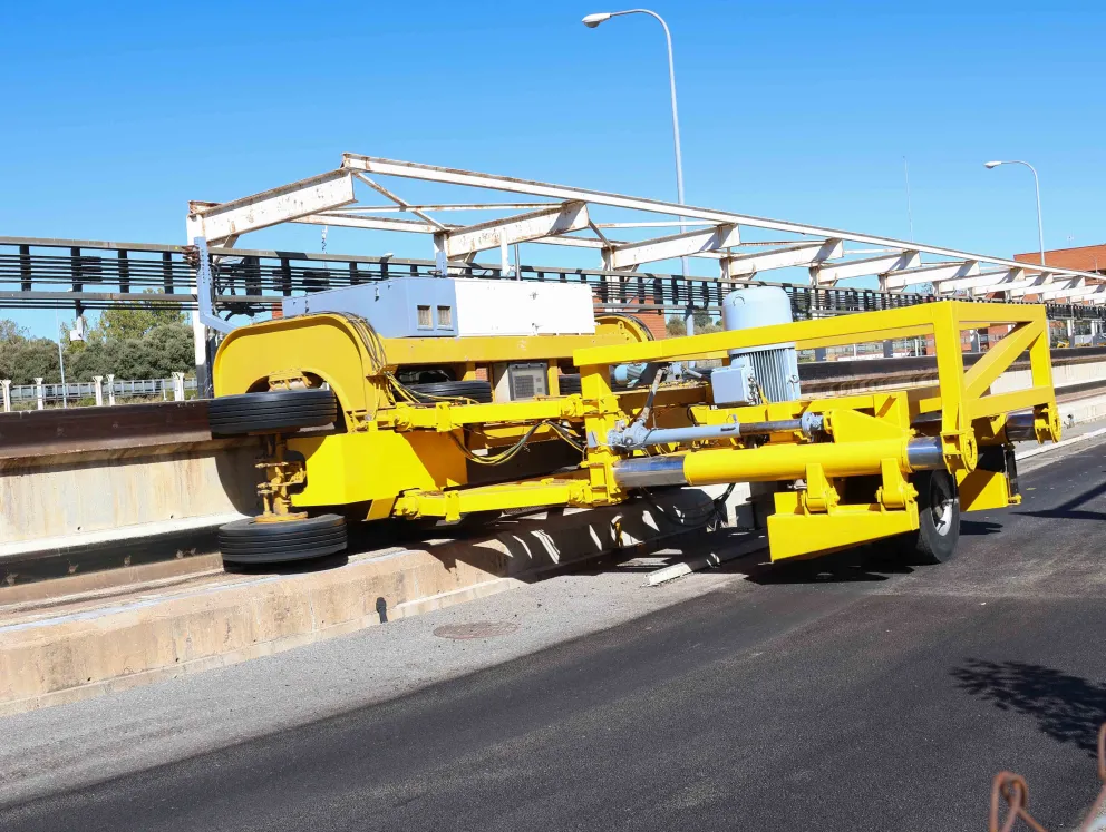 Visita a la pista de ensayos del CET