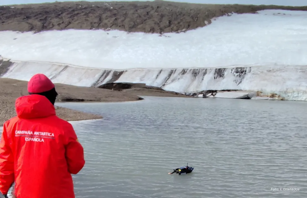 Proyecto Meridian. Reconocimiento barimétrico. Antártida