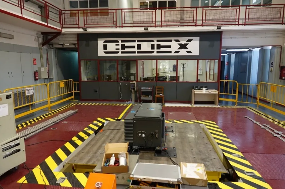 Simulador sísmico ensayo choque y vibración