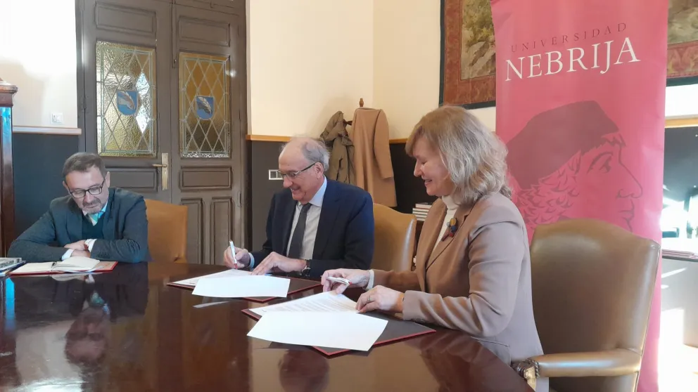 Firma convenio CEDEX-UNIV.NEBRIJA