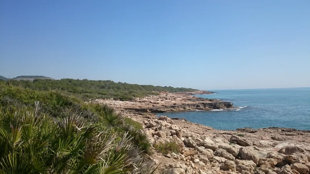 Paisaje costero en Alcalà de Xivert (Castellón de la Plana)