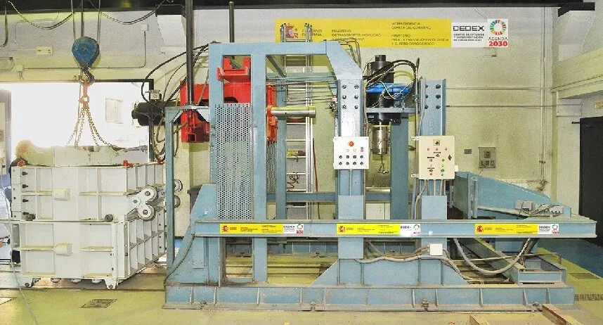 Caja de corte de 1metro por 1 metro