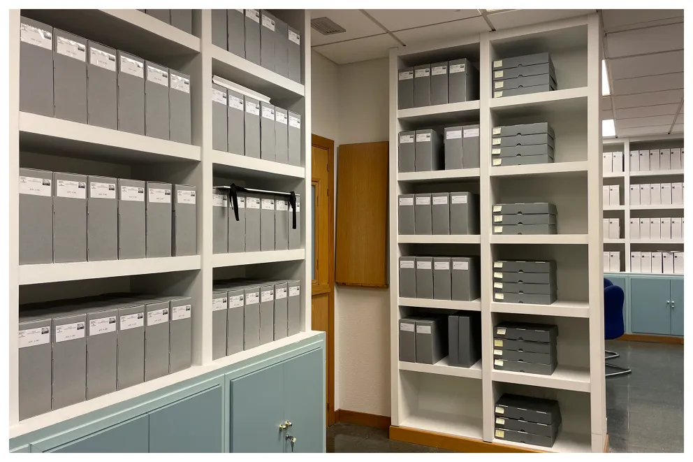 Archivos instalados en los espacios CEHOPU