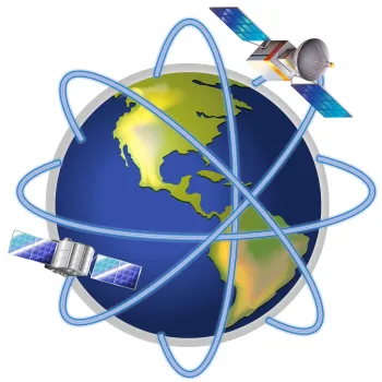 Planeta con satélites