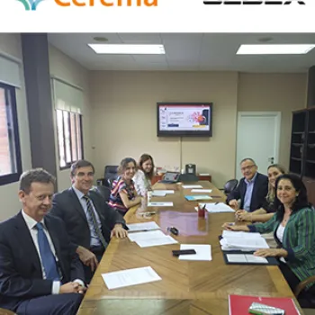 Miembros del CEDEX y del CEREMA reunidos