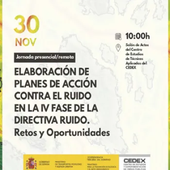 Cartel jornada Directiva Ruido