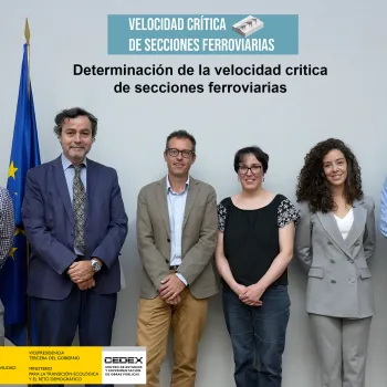 Miembros del equipo ganador del Premio Talgo