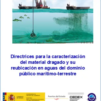 Portada libro Directrices material dragado